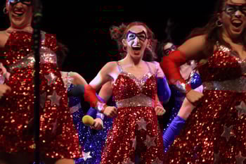 students performing in choir